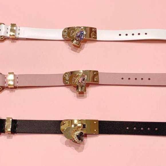 RoseMarie Seoir x Sanrio Kuromi leather bracelet cuff - Picture 7 of 8
